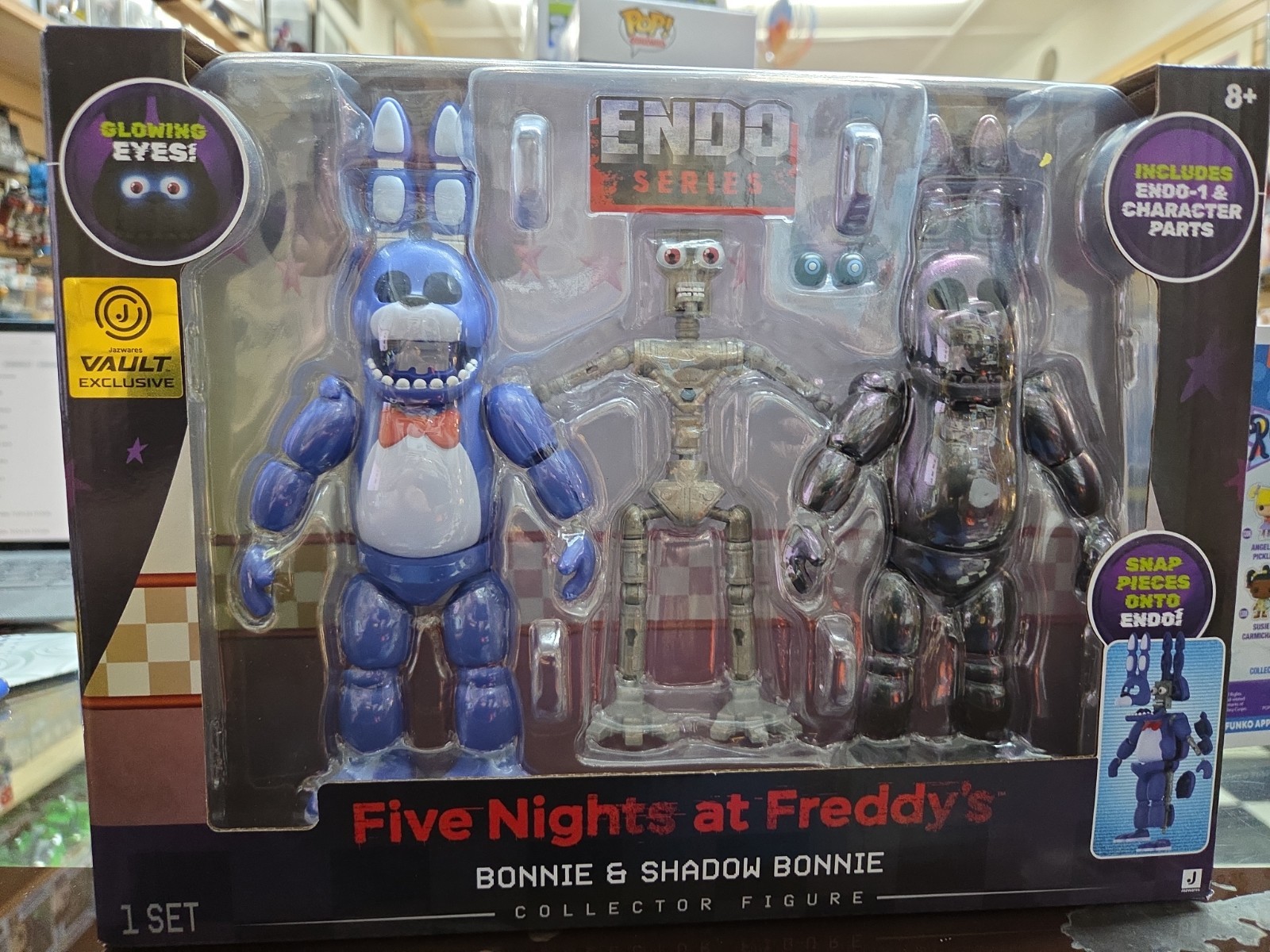 Jazwares Five Nights at Freddy's Endo-01 FNAF Classic & Shadow Bonnie Figure