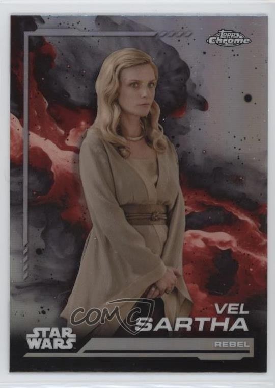 2024 Topps Chrome Star Wars Ribelle Arcobaleno Rifrattore Vel Sartha #15 2k3