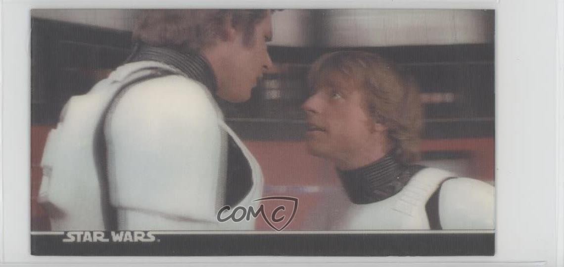 1996 Topps Star Wars 3Di Widevision Il piano di salvataggio di Luke! #32 2f4