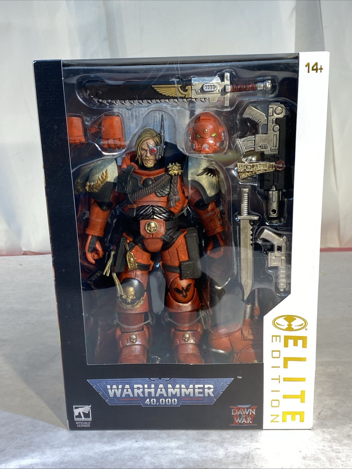 McFarlane Toys Warhammer 40.000 Capitano Cyrus Phobos 7 pollici Alt testa/mani