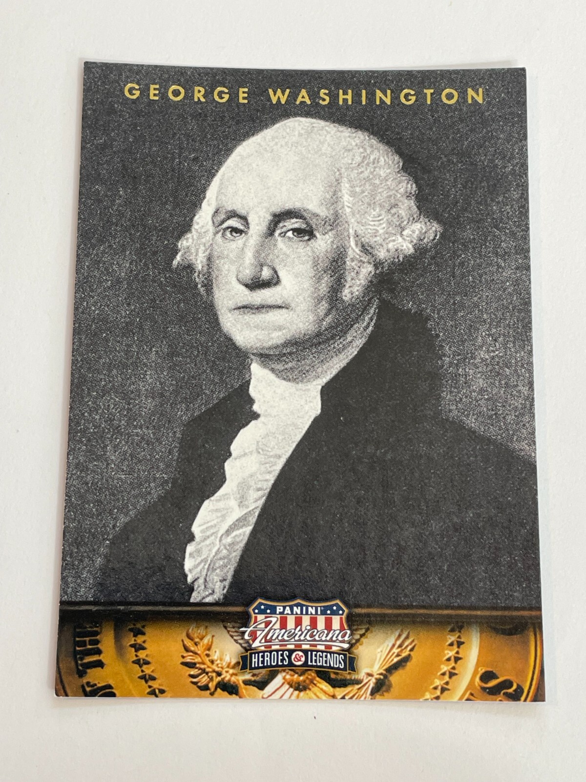 2012 Panini Americana Heroes & Legends #1 - Presidente George Washington - US