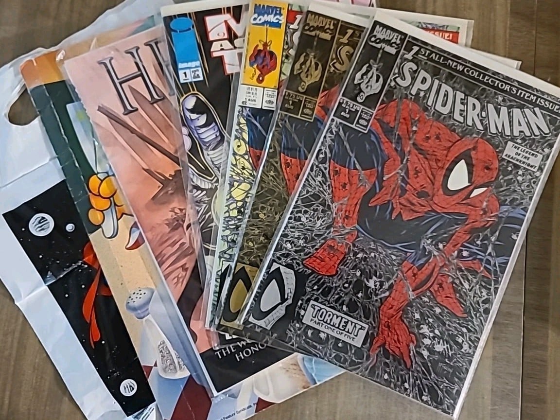Spider-Man #1 (1990) Verde/Argento/Oro + Omaggio Heroes 9/11 + Uomo contro il tempo