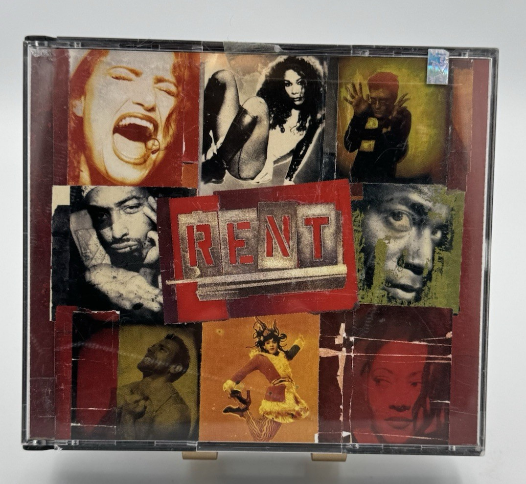Rent Original Broadway Cast Recording 2 CD Set 1996 DreamWorks Jonathan Larson