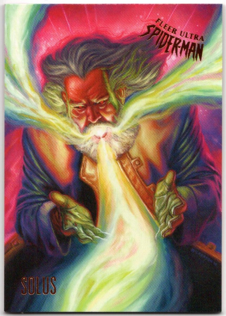 2017 Fleer Ultra Spider-Man Base Set Card #7...SOLUS