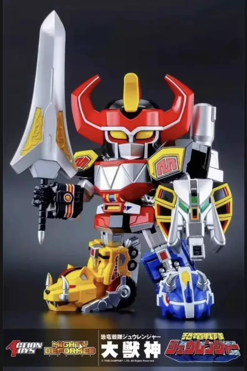 Action Toys MIGHTY DEFORMED Kyoryu Sentai Zyuranger Daizyujin Action Figure