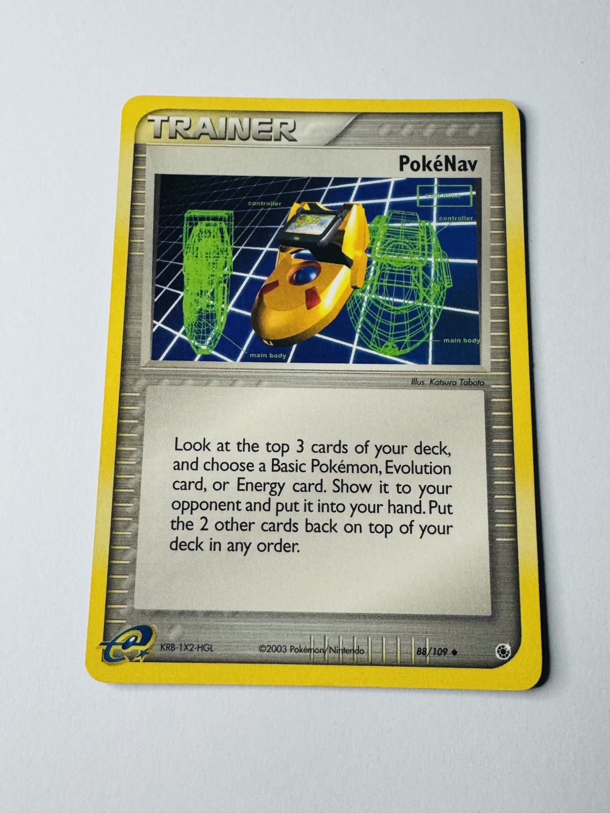 PokeNav 88/109 2003 EX Ruby & Sapphire Pokemon Card Nintendo - Nm/Vlp