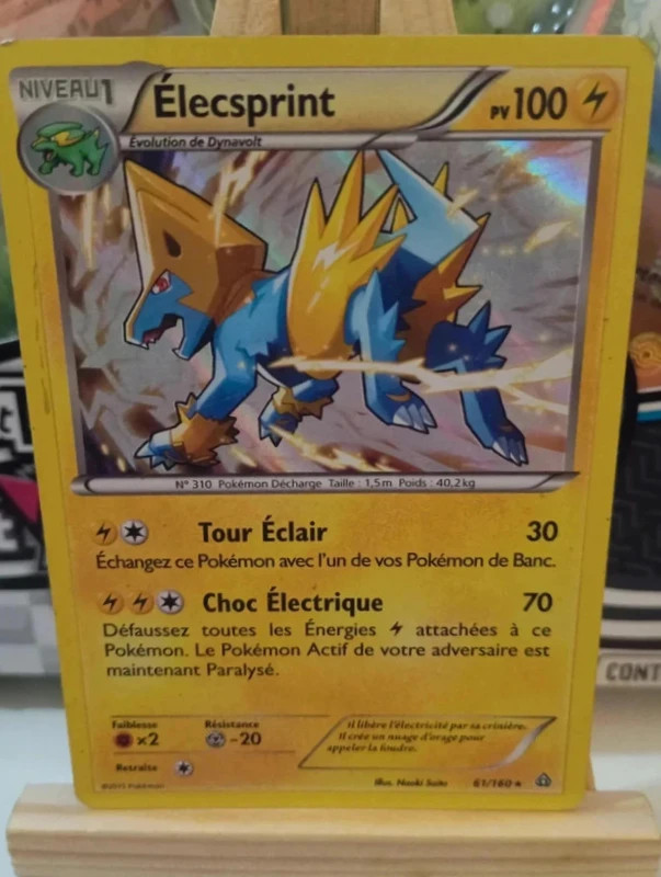 Élecsprint – Holo – 61/160 – FR – Excellent+ / Near Mint