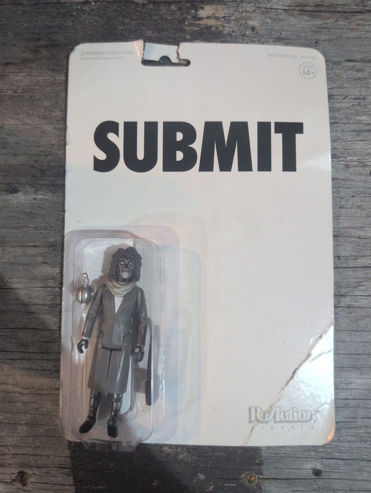 Super7 They Live Female Ghoul Black and White 3 3/4" ReAction Figure SCATOLA RUVIDA 
