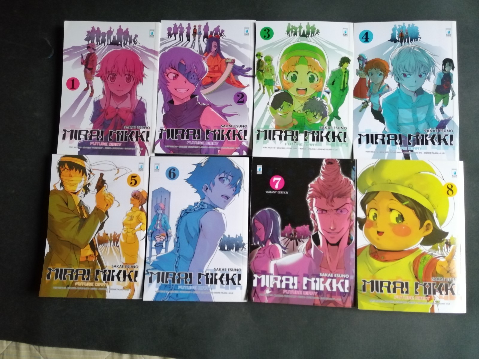 MIRAI NIKKI 1/12 + SPECIALI MOSAIC+PARADOX COMPLETA EDIZIONI STAR COMICS 2011