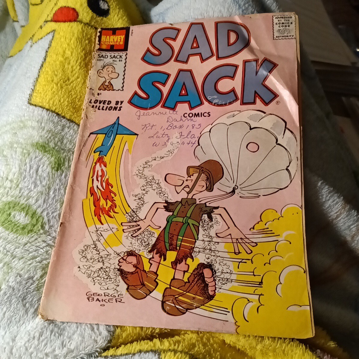 Sad Sack 86 Harvey 1958 George Baker Silver Age fumetto eroe