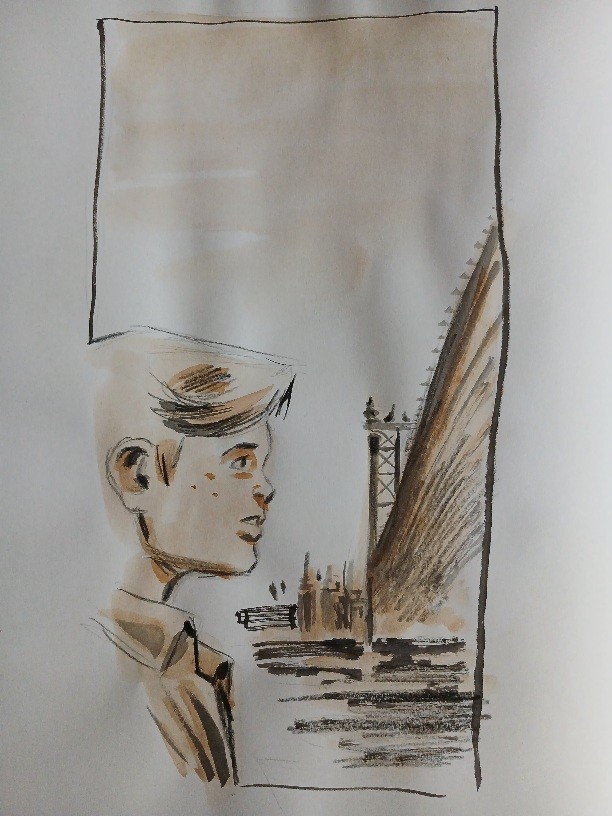 Les trois fantômes de Tesla tome 1 - TL Canal BD N&B 1300 ex. - dédicace Guilhem