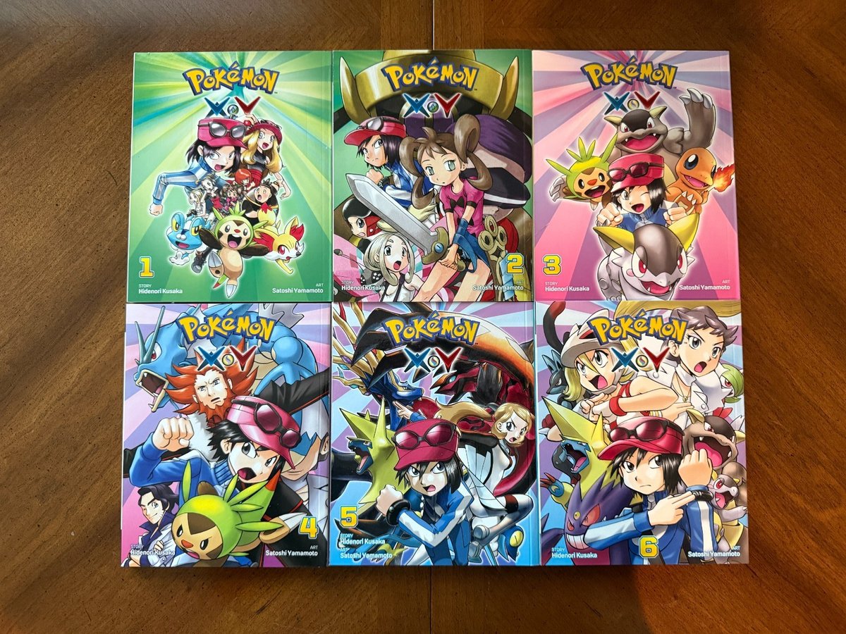 Pokemon Avventure Manga X & Y Box Set Mini Vol 1-12