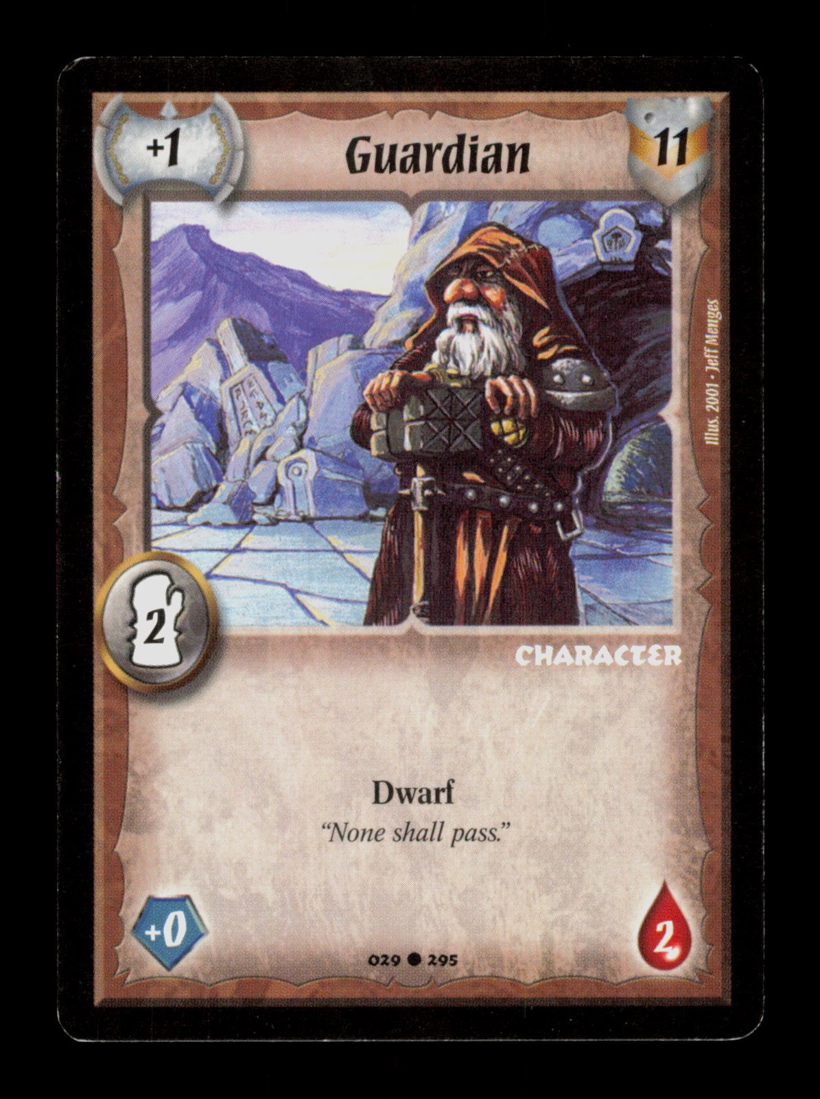Guardian 029 Warlord Saga Of The Storm Trading Card TCG
