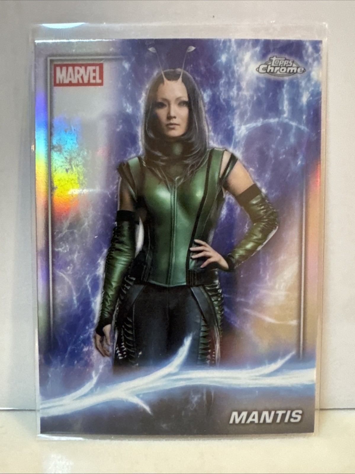 2025 Topps Chrome Marvel Studios #72 Mantis Rainbow Refractor