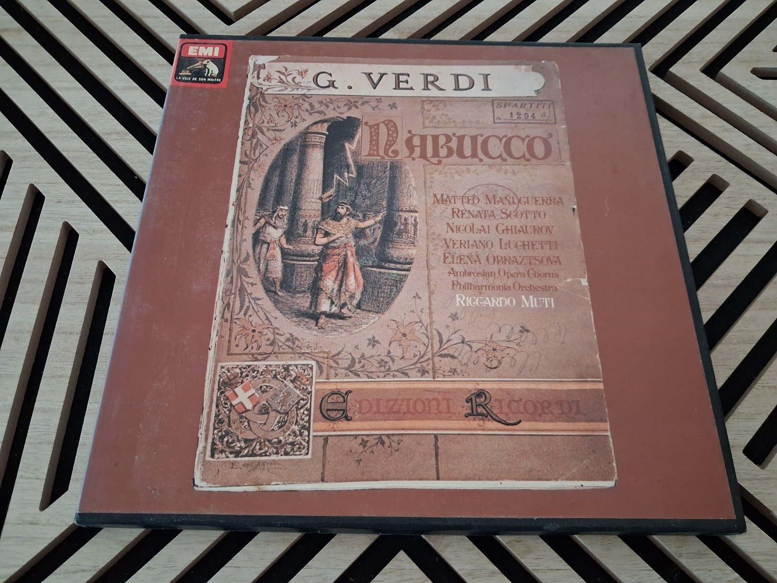 Box 3 Lp 33 Tous G. Verdi – Matteo Manuguerra, Renata Scotto, Nicolai Ghiaurov