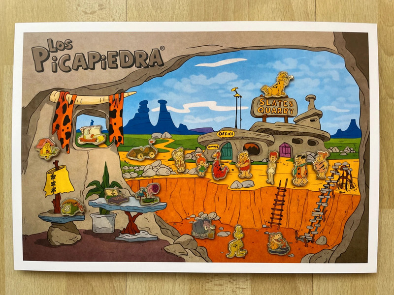 Colección de pins de Los Picapiedra The Flintstones