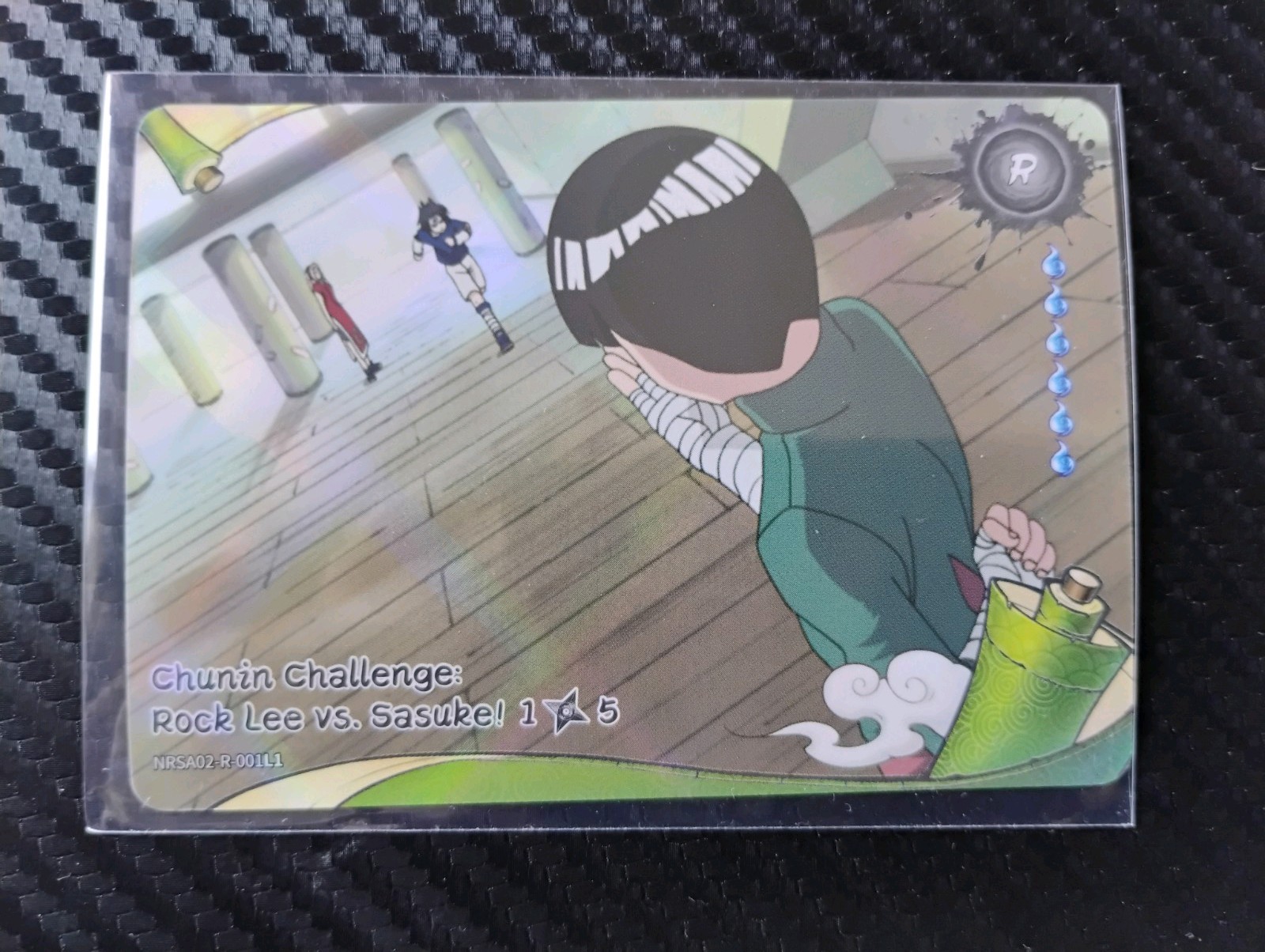 Kayou Rock Lee vs Sasuke NRSA02-R-001L1 Naruto Card Game