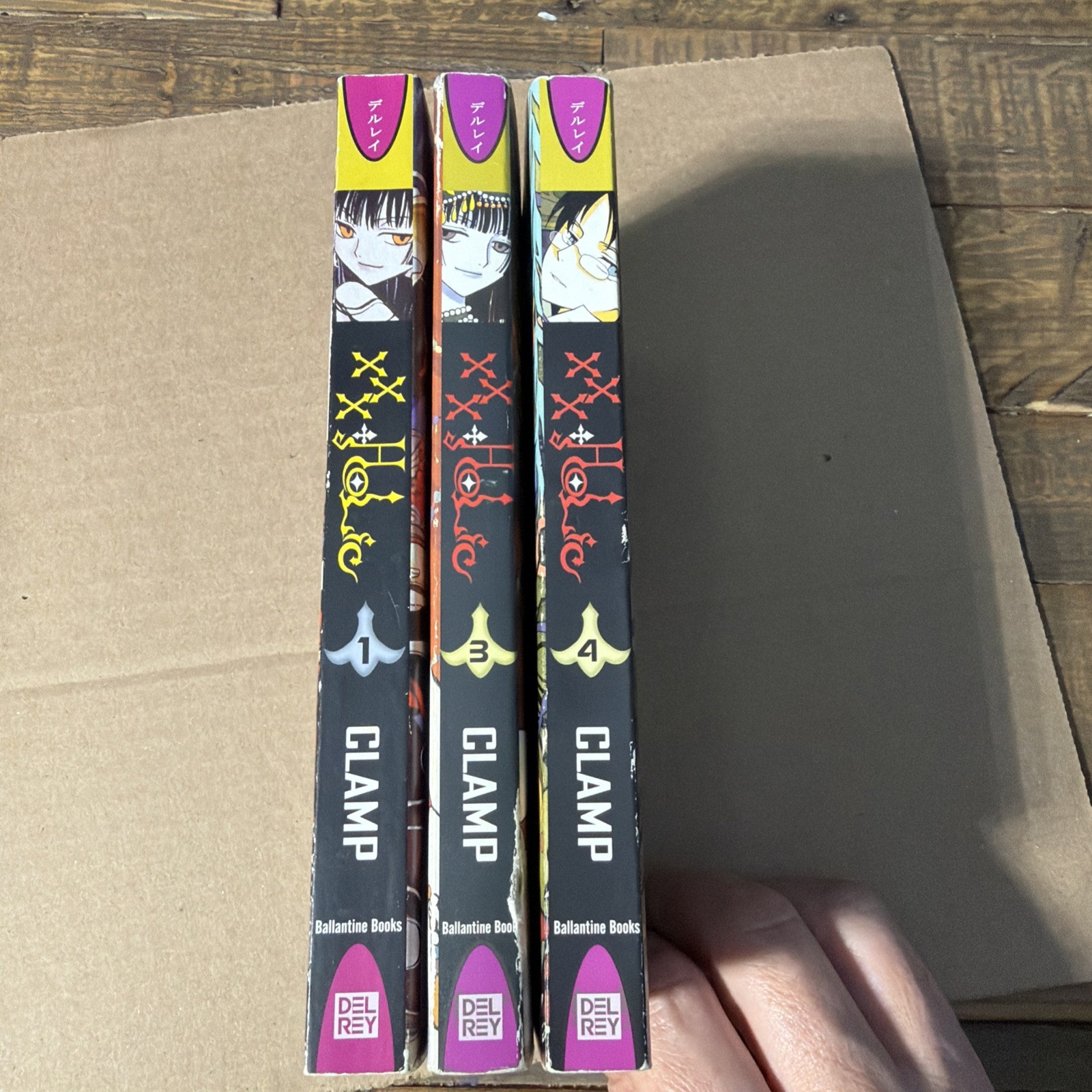 xxxHOLiC Volumi 1, 3, 4 Manga inglese di Clamp