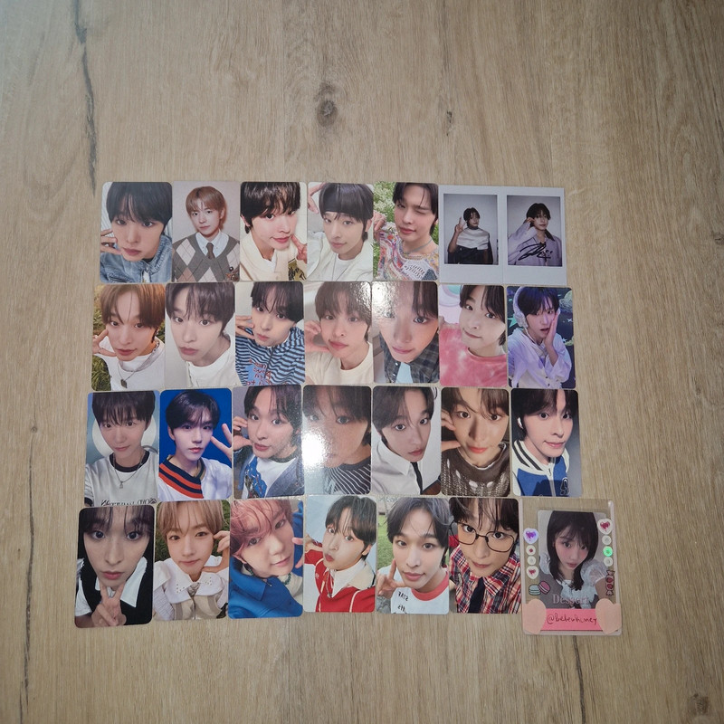 Riku nct wish misc photocards