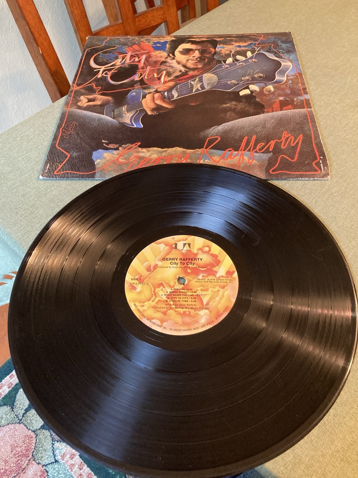 Gerry Rafferty City to City Vinyl LP Record 1978 Original