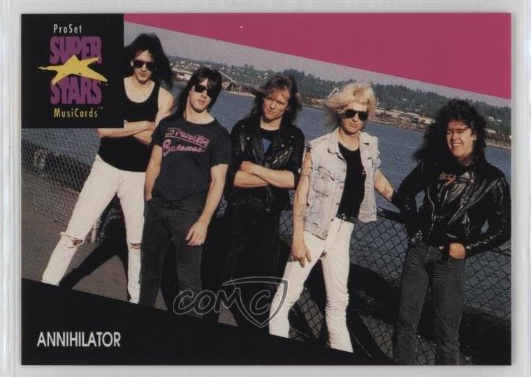 1991-92 Pro Set Super Stars MusiCards Annihilator #150 1b9b