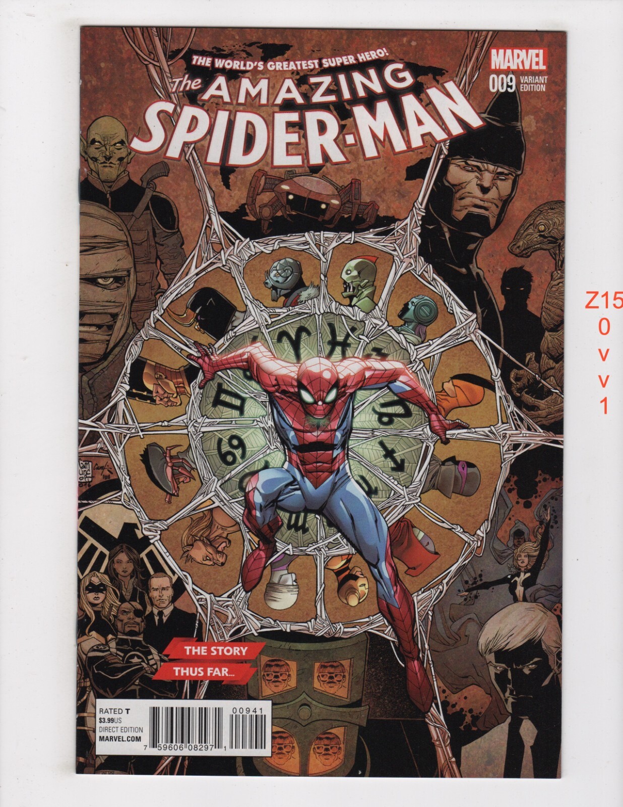 Amazing Spider-Man #9 Camuncoli variante ottime condizioni 2015 Marvel z1501