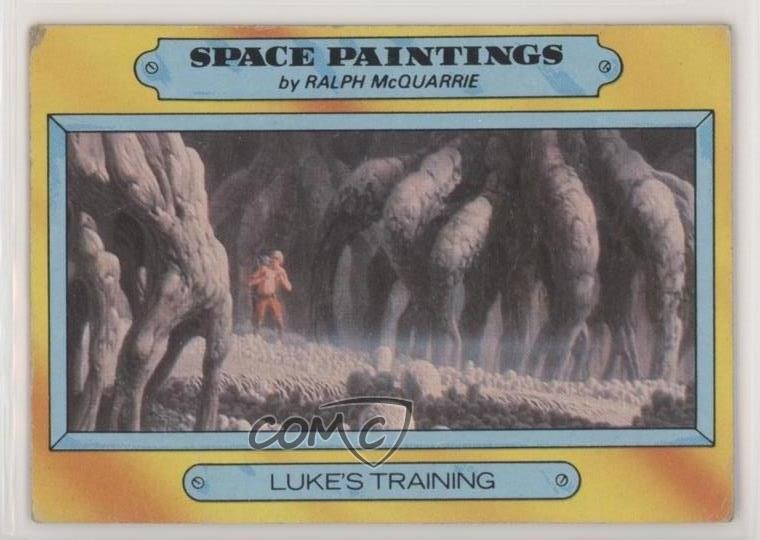 1980 Topps Star Wars: L'impero colpisce ancora Luke Skywalker Luke's Training 0f6