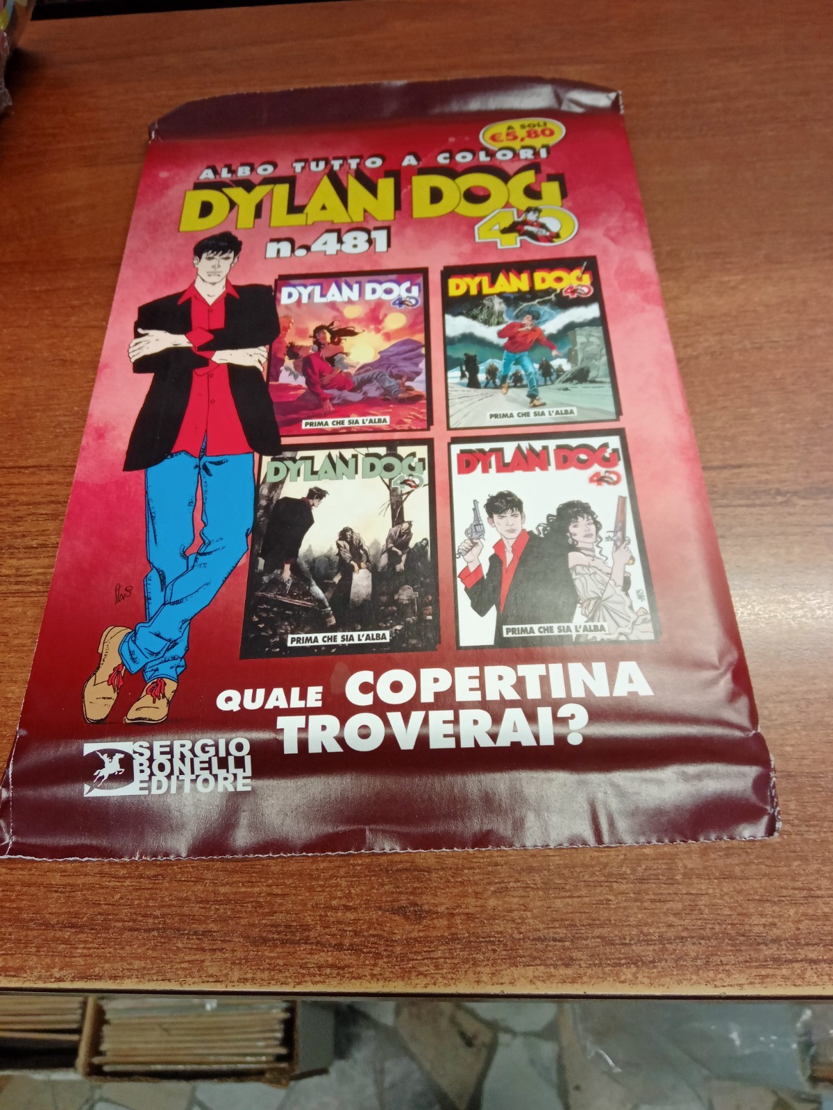DYLAN  DOG N.481 BLIND PACK ANCORA CHIUSO   BONELLI    NUOVO
