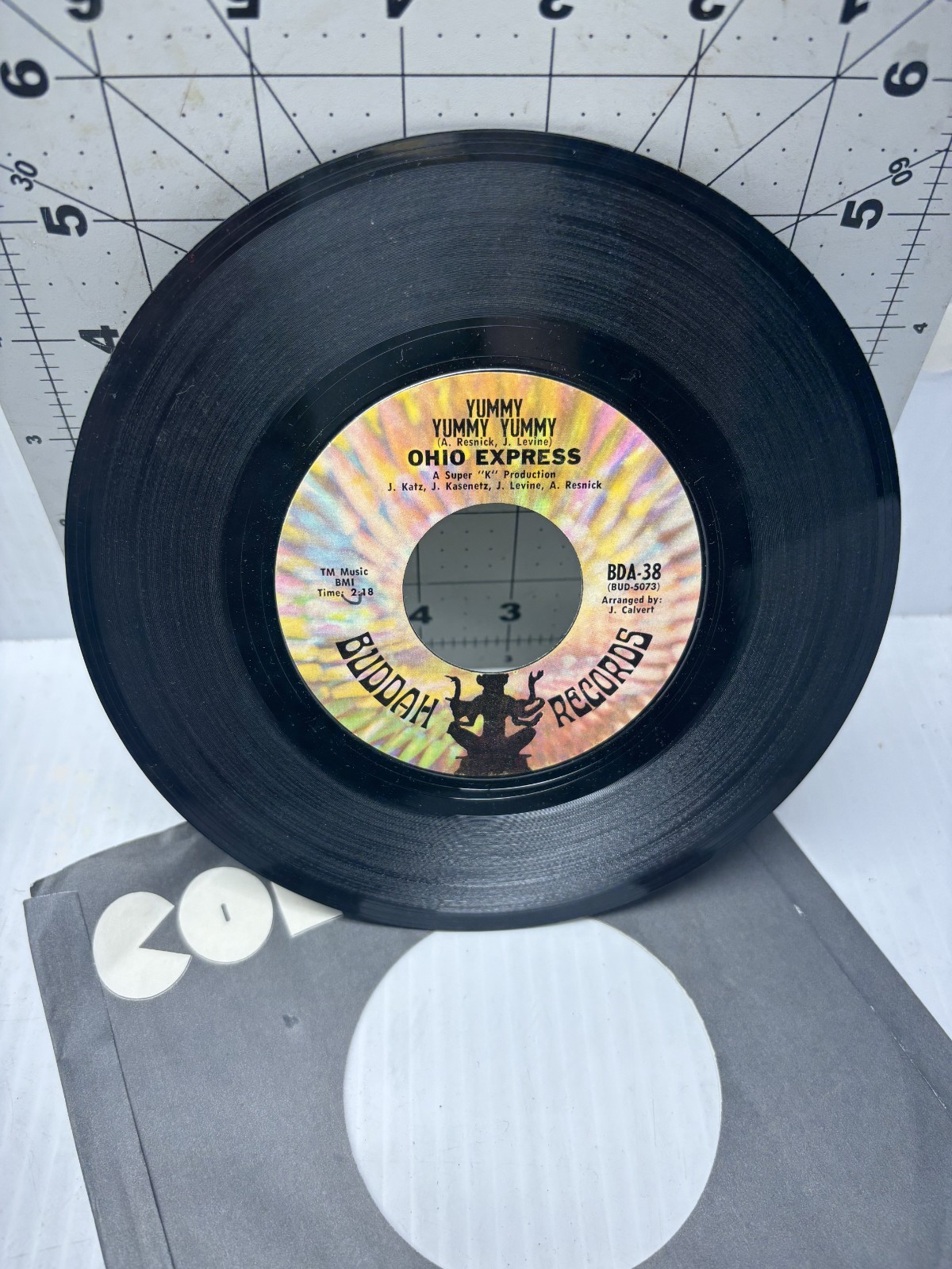 Ohio Express Yummy Yummy Yummy Zig Zag 45 RPM Buddah BDA-38
