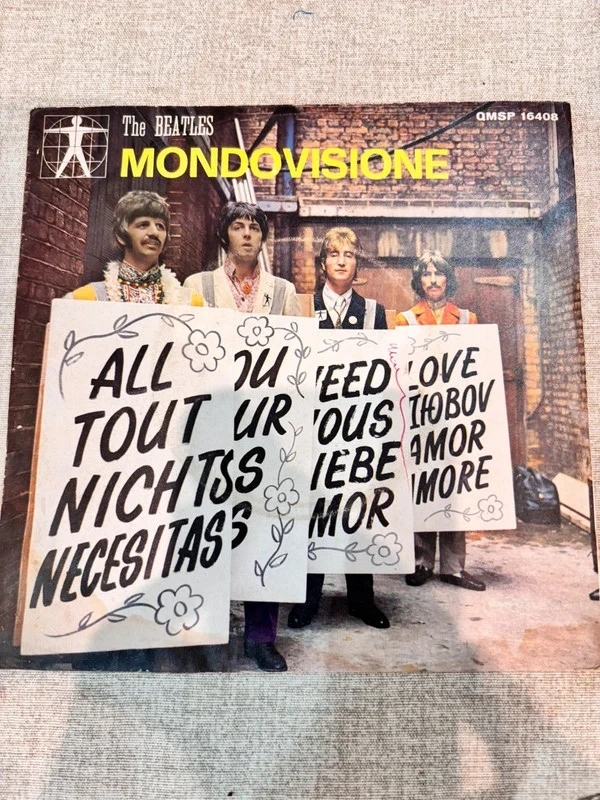 Super Lotto 4 Vinili Vintage - The Beatles / Renato Carosone / Anni 60