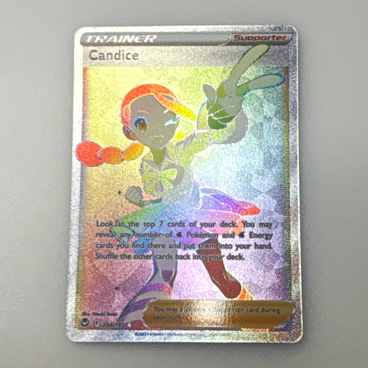 The Pokémon Company Candice 204/195 Tempesta Argento Full Art Holo IT Segreto