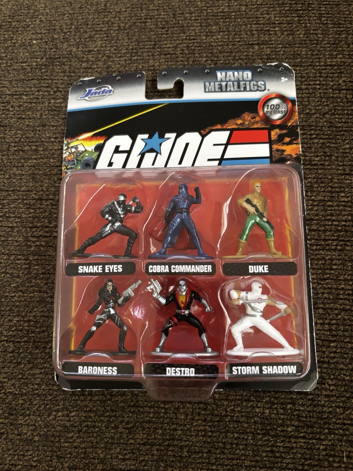 GI JOE Metalfigs Toys 6 NUOVI Duke Snake Eyes Cobra Destro Baronessa Storm Shadow