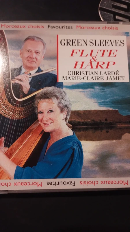 Christian Lardé flûte Marie-Claire Jamet harpe Gabriel Fauré Debussy Ravel Granados Damase Arion
