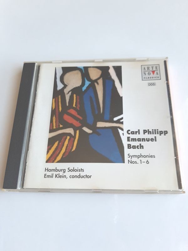 Carl Philipp Emanuel Bach　Symphonies Nos. 1-6 CD ARTE NOVA