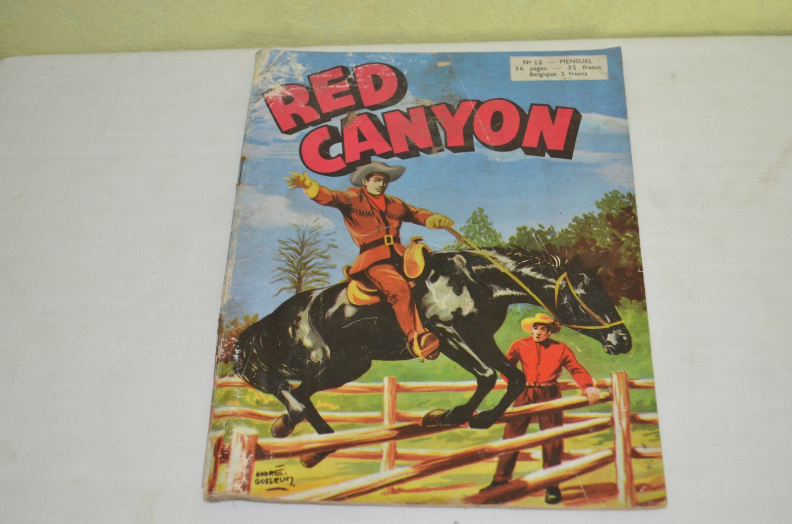 BD Red Canyon n° 12 1955 André Gosselin