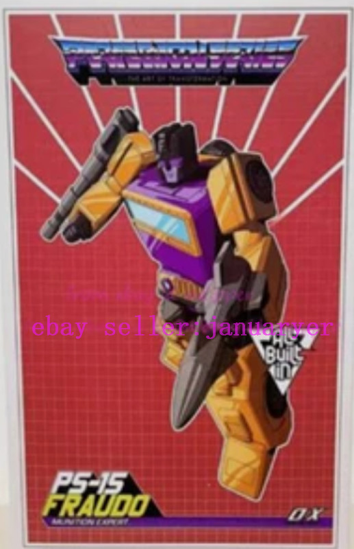 Modellino perfetto Mmc Ox Ps15 Fraudo Swindle G1 Bruticus scala Mp regali