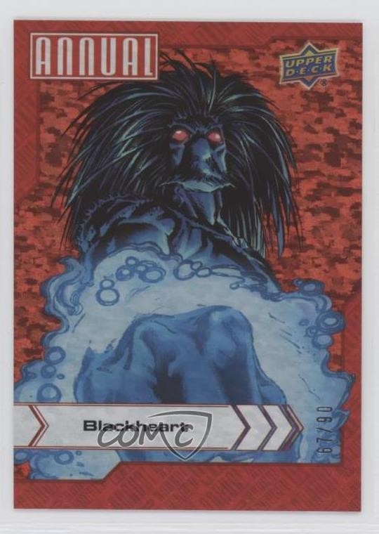2022-23 Upper Deck Marvel Annual Red /90 Blackheart #9 0ih4