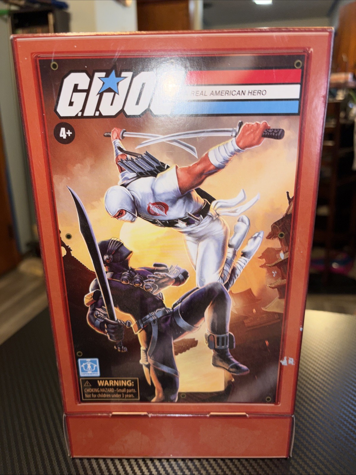 GI Joe Snake Eyes & Storm Shadow Confezione da 2 Pulse Esclusiva Retro Display Box Aperto