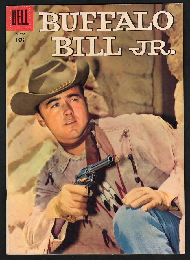 1956 #3 (766) BUFFALO BILL JR...DELL COMIC BOOK...FINE+ OR BETTER