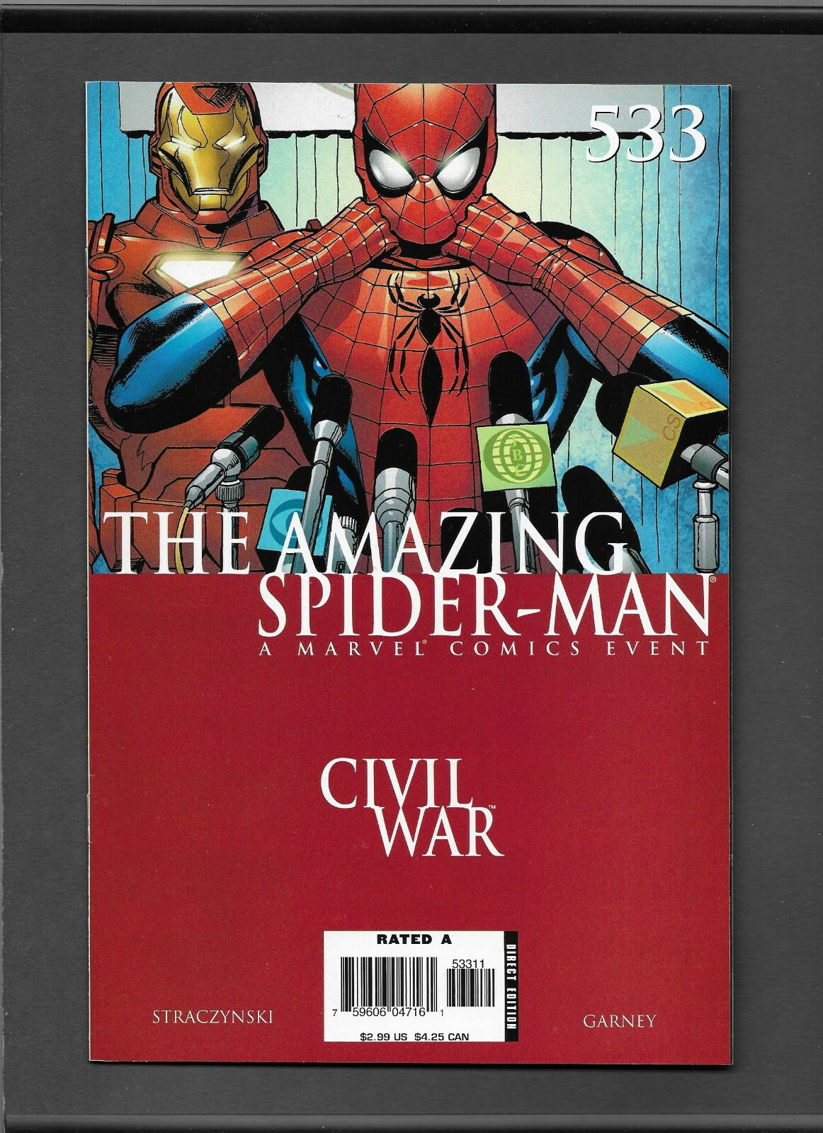 Amazing Spider-Man #533 | Very Fine+ (8.5) | Civil War
