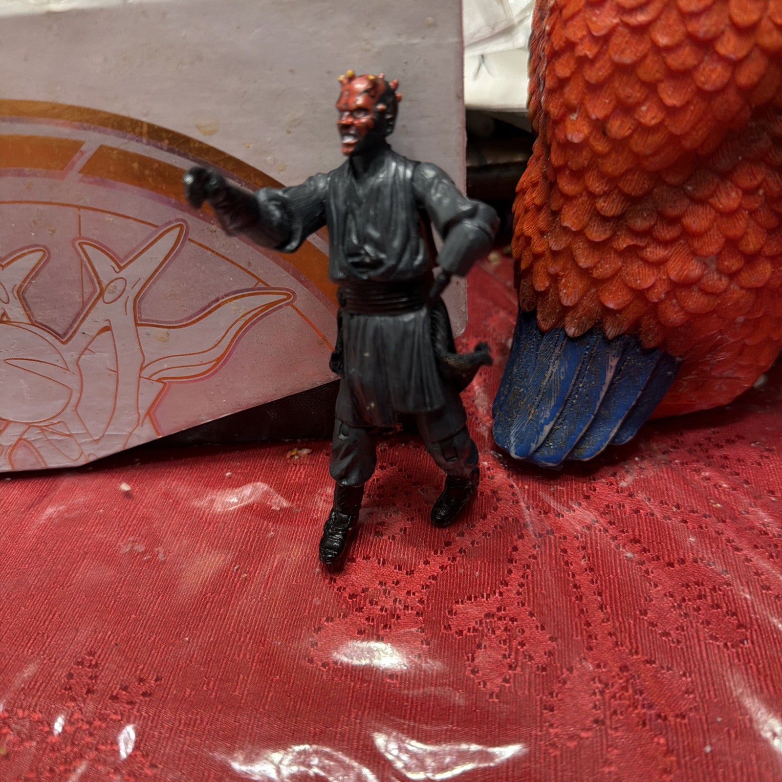 Hasbro Star Wars Modellino Il Potere dello Jedi Darth Maul mancante parte di sinistra