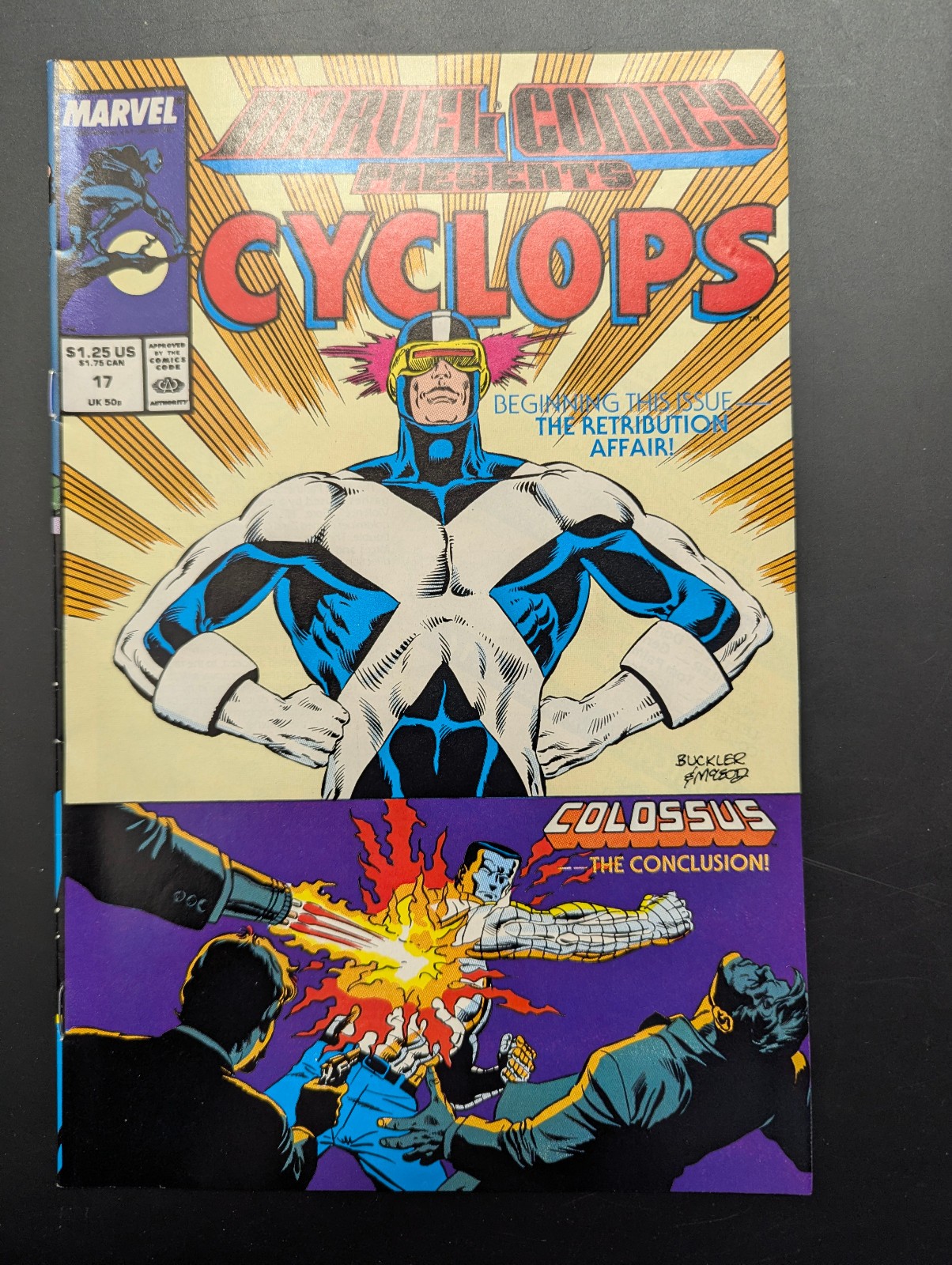 Marvel Comics Presents #17, Cyclops, 1989.