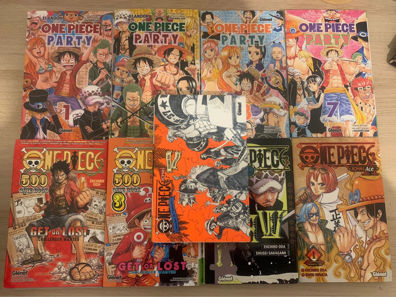 9 tomes hors séries one piece