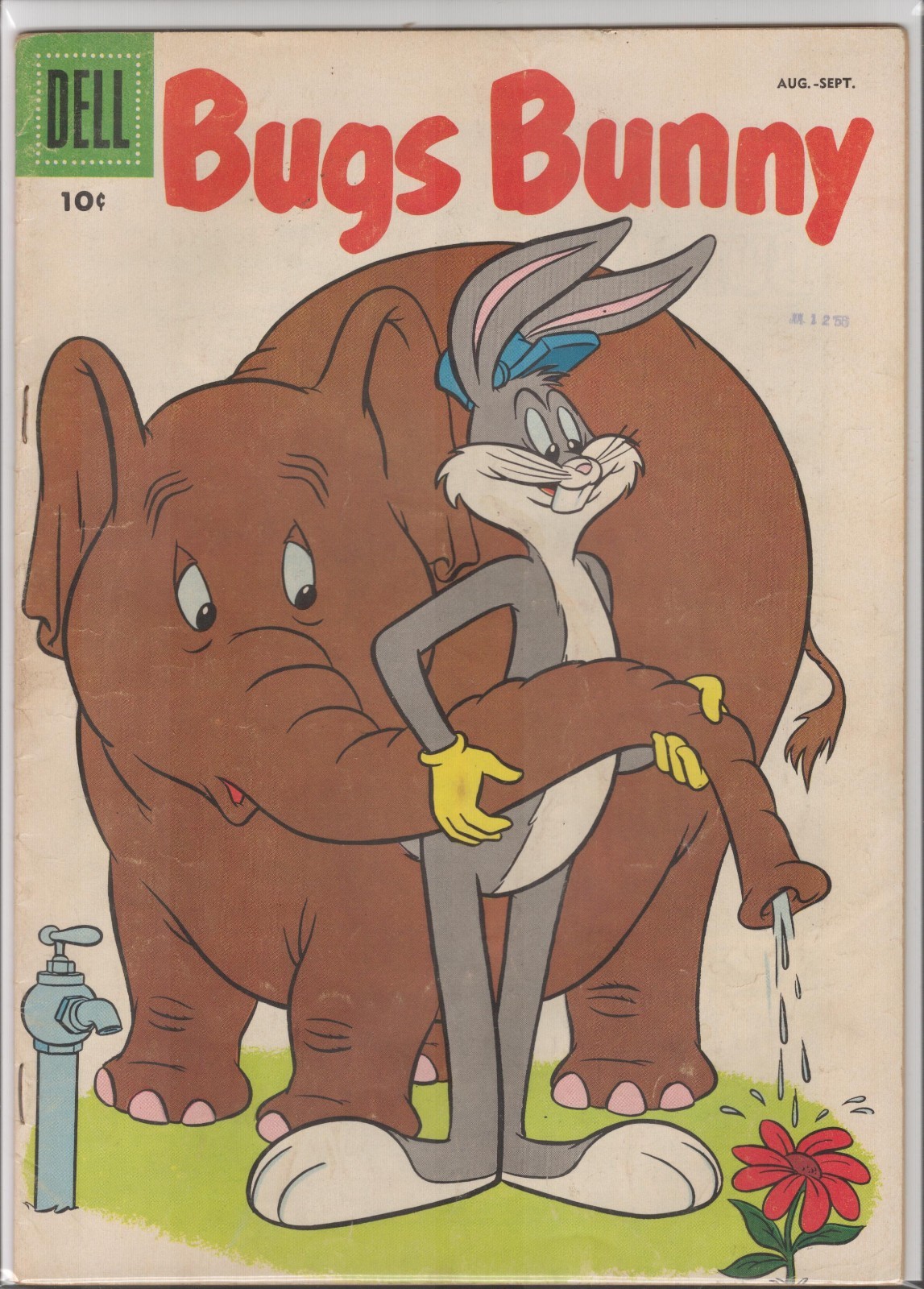 53293: DELL COMICS BUGS BUNNY #50 grado VG