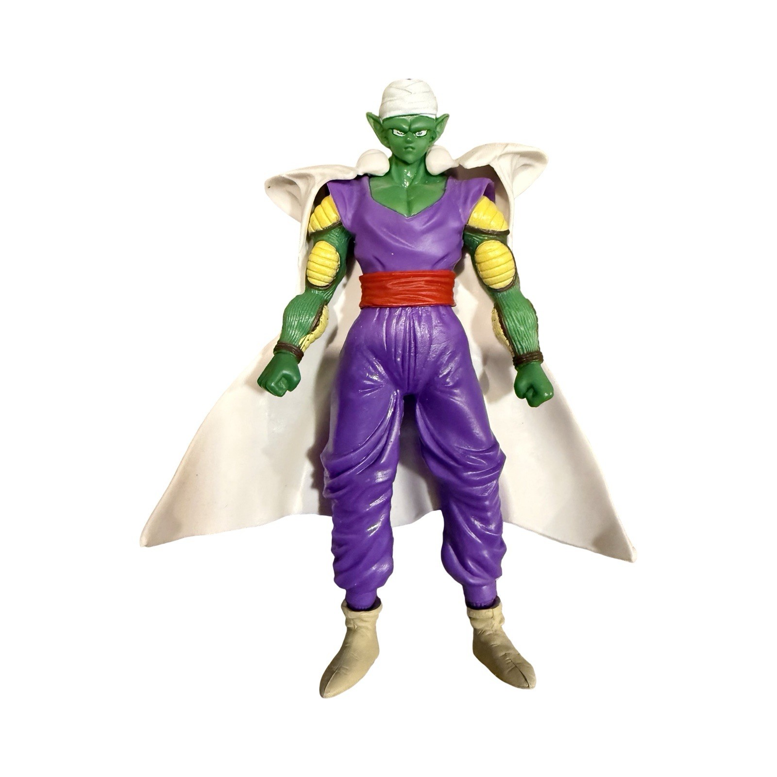Vintage Dragon Ball Z “Piccolo” 6 Inch Action Figure White Cape Turban Red Belt