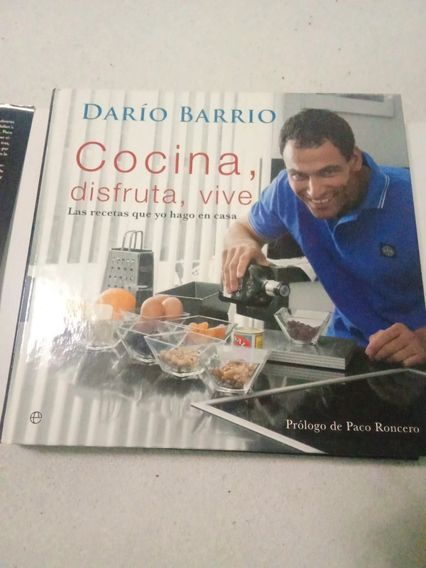 Libro de cocina amplío Darío Barrio