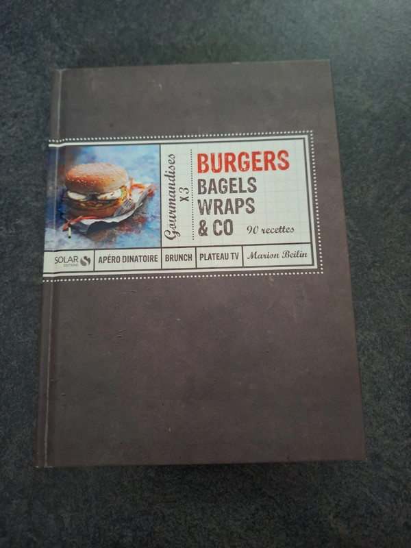 Livre cusine burger balles wraps