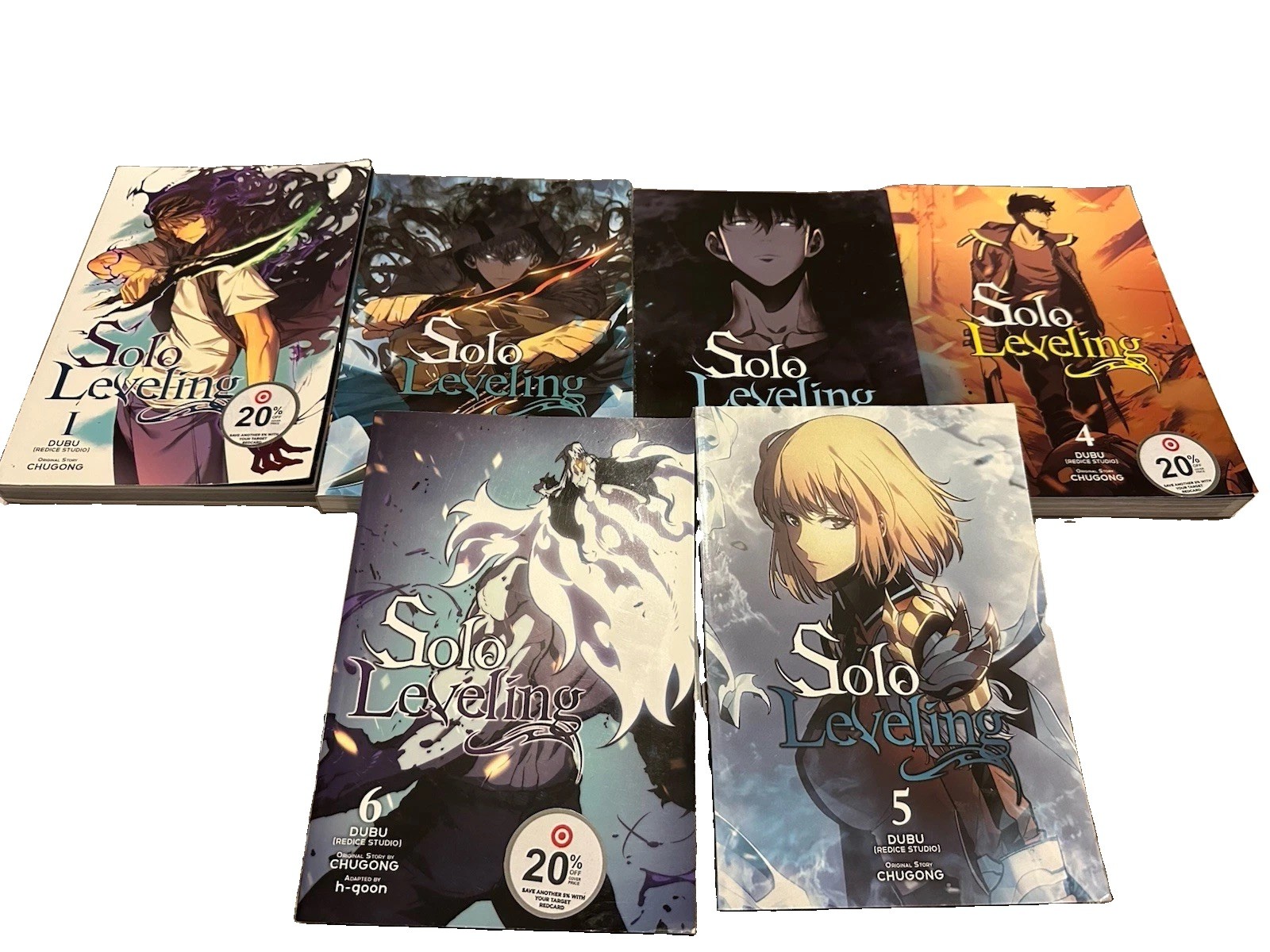 Solo Leveling Manga Volume 1-6, Set di 6 libri Chugong completo