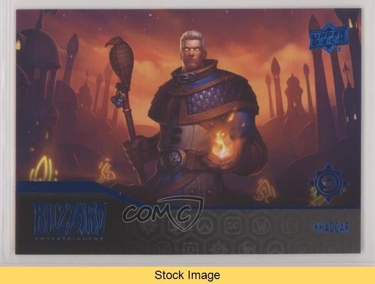 Upper Deck Blizzard Legacy Collezione 2023 Raro Khadgar #120 LEGGI 0nr3