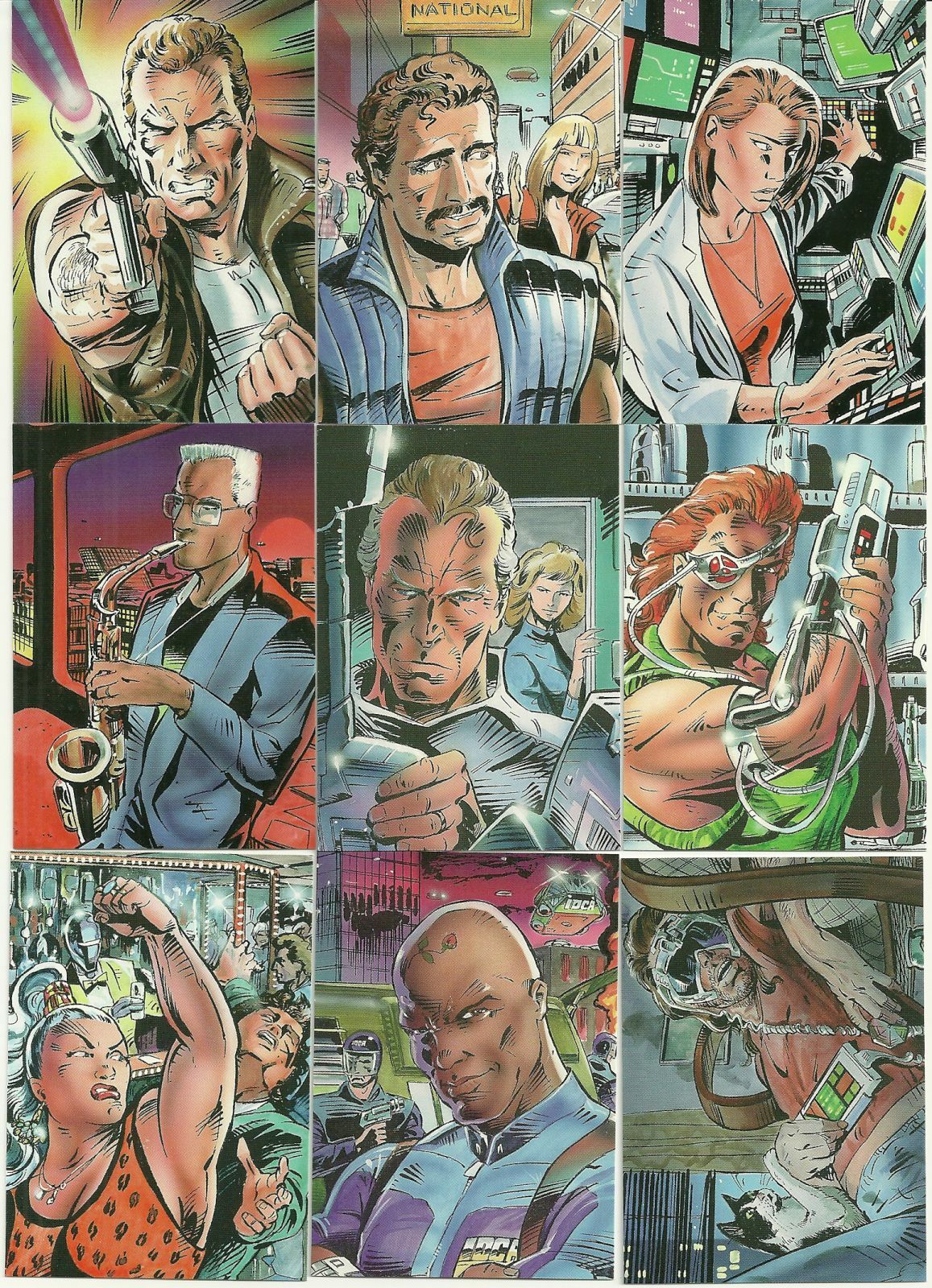 Cardz William Shatner's Tek World 1994 set base di 100 + confezione bonus